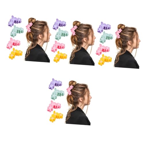 LIFKOME 16 Stk Plumeria-fang Haarklammern Haarspangen Klauenklammern Blumenklauenclips Haarstyling-clips Klauenclips Für Dickes Haar Klemmbacken Für Dickes Haar Haarkrallen Harz von LIFKOME