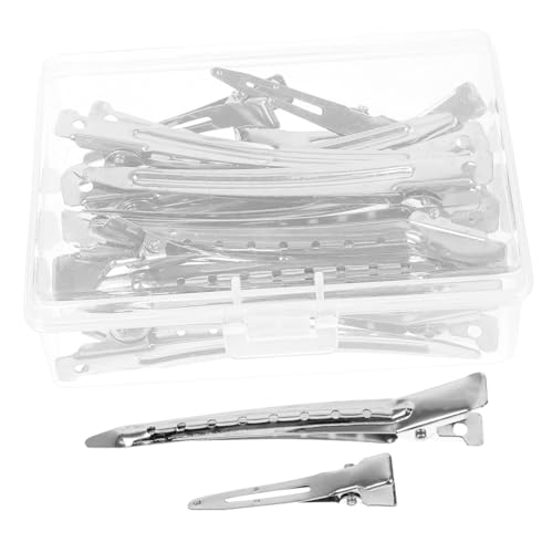 LIFKOME 17 Stück Teiliges Haarklammern Metall Alligator Haarspangen für Damen und Mädchen Rutschfest Schonend Kompakt für Friseure und DIY Styling zu Hause mit Aufbewahrungsbox von LIFKOME
