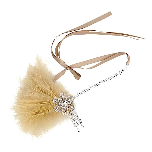 LIFKOME Ausgefallene Stirnbänder Für Frauen Mit Federn Verziertes Stirnband Im Stil Der 1920er Jahre Stirnband Für Partys von LIFKOME