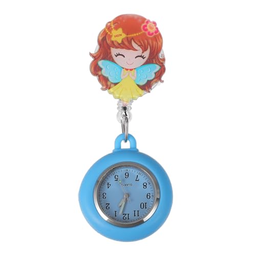 LIFKOME Krankenschwesteruhr Einziehbar Mit Clip Für Pflege Damen Modische Taschenuhr Aus Legierung Uhr Für Krankenschwestern von LIFKOME