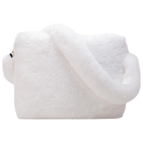 LIFKOME 1stück Große Plüsch Umhängetasche Für Damen Schultertasche Mit Großem Für Alltag Strand Shopping Und Partys Für Handy Kosmetik Und von LIFKOME
