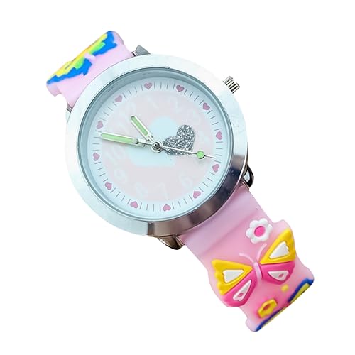 LIFKOME Kinder Cartoon Armbanduhr Zarte Kinderuhr Mit Dekorativen Cartoon Mustern Handwerkskunst Klein Und Praktisch Kinder von LIFKOME