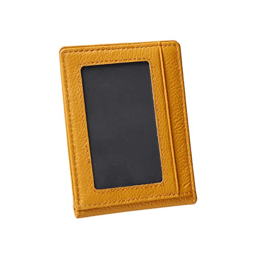 LIFKOME Kartenhalter Aus Echtleder Kartenetui Mit Schutzfunktion Ausweishalter in Kompakter Kreditkartenetui Für Unterwegs Lederkartenhülle Für Reisen von LIFKOME