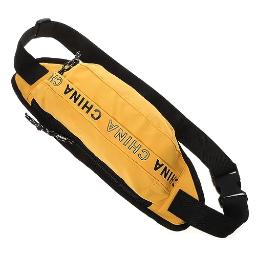 LIFKOME 1stück Mini Crossbody Bag Für Reisen Verstellbare Hüfttasche Für Damen Und Herren Leicht Und Praktisch Für Festivals Und Outdoor-aktivitäten Gelb von LIFKOME