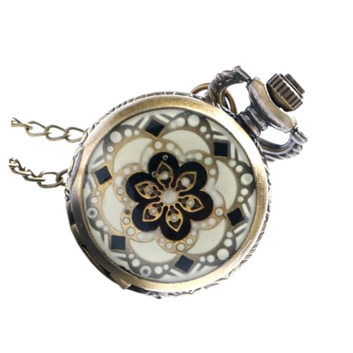 LIFKOME 1stück Retro Taschenuhr Mit Kette Tragbare Und Leichte Quarz-Uhr Klassisches Design Für Damen Und Herren Für Und Besondere Anlässe von LIFKOME
