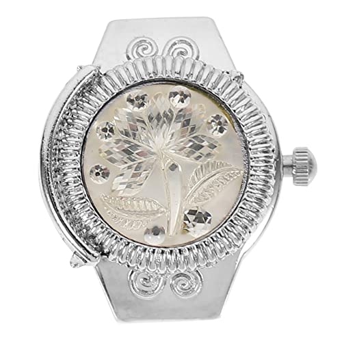 LIFKOME Fingeruhr Damen Modeschmuck Uhr Dekorative Genaue Quarzuhr von LIFKOME