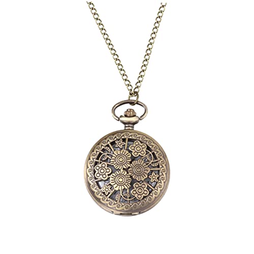 LIFKOME 1stück Retro Taschenuhr Aus Zinklegierung Mit Filigranem Design Klassische Quartz-Halskette Für Damen Und Herren Vintage Stil Als Modisches Accessoire Oder von LIFKOME