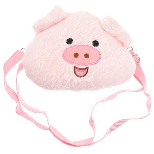 LIFKOME Mini-schwein Tasche Für Mädchen Tragbare Schultertasche Umhängetasche Handy-aufbewahrungstasche Messenger Bag Mit Verstellbarem Schultergurt Aus Pp-baumwollmaterial von LIFKOME