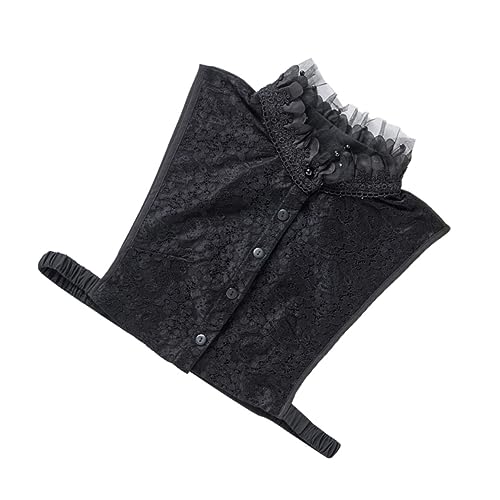 LIFKOME 1stück Damen Fake Collar Mit Rüschendekor Abnehmbarer Blusenkragen Shirts Pullover Und Kleider Vielseitig Kombinierbar Hautfreundliches Material von LIFKOME