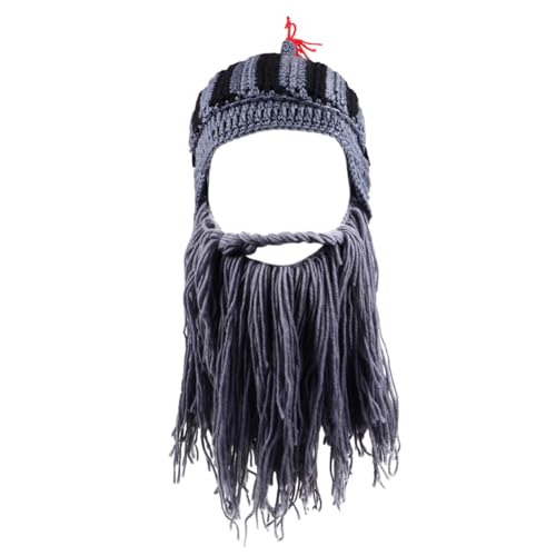 LIFKOME Reithelm Ritterhut Ornament Langbarthut Chevalierhut Warmhaltend Winterparty von LIFKOME