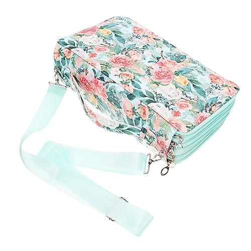 LIFKOME Bleistift Lagerung Pouch Multilayer Tragbare Schreibwaren Tasche Griff Bleistift Tasche Aufbewahrungstasche Für Stifte Und Zeichenmaterial von LIFKOME