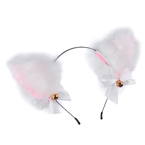 LIFKOME Katzenohren Stirnband Cosplay Haarband Katzenohren Kopfschmuck Für Party Fotos Und Geburtstagsfeiern Angenehm Zu Tragen von LIFKOME