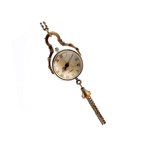 LIFKOME Vintage Taschenuhr Kettentaschenuhr Retro Quarz Uhr für Damen mit Hängestil und Robuster Legierung von LIFKOME