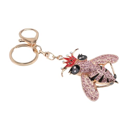 LIFKOME 1stück Bienen Schlüsselanhänger Mit Glitzer Süßer DIY Schlüsselring Für Taschen Autos Und Einzigartiger Rhinestone Anhänger von LIFKOME