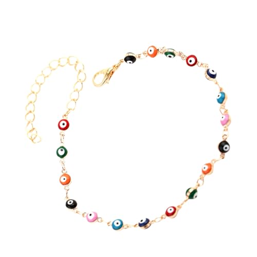 LIFKOME Fußkette Für Strand Fußschmuck Mit Kreativem Fußkettchen Buntes Fußkettchen Fußanhängerkette Aus Hochwertigem Material Langlebig Und Praktisch von LIFKOME