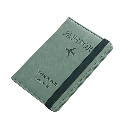 LIFKOME 1stück RFID Wallet Aus Pu-Leder Multifunktionale Und Schlanke Aufbewahrungstasche Für Damen Grün Für Reisen Schützt Dokumente Und Wertsachen von LIFKOME