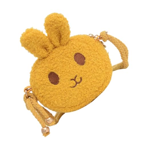 LIFKOME Kinder-umhängetasche Baby-Einzel-Schulter-geldbörse Aufbewahrungstasche Für Wechselgeld Süße Tasche Für Mädchen Gelb Praktisch Dekorativ von LIFKOME