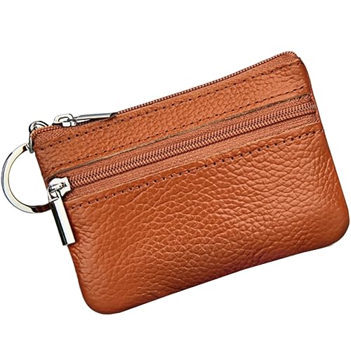 LIFKOME Geldbörse Mit Reißverschluss Stilvoller Kleingeld-Organizer Modische Geldbörse Aus Pu-Leder Schlüsselhalter Für Accessoires () von LIFKOME