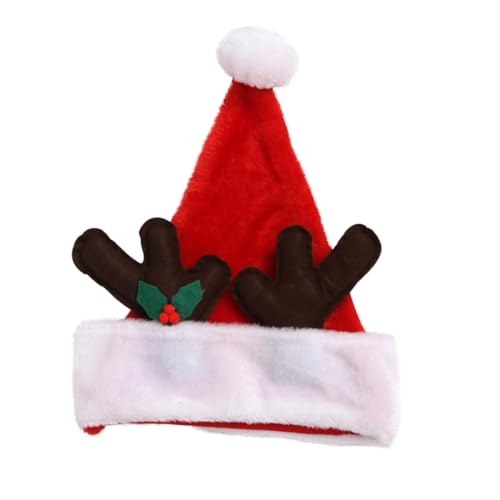 LIFKOME 1stück Rote Plüsch Weihnachtsmütze Mit Geweihen Lustiges Festival-accessoire Für Weihnachten Für Partys Und Fotos Bequem Und Leicht Zu Tragen LIFKOME 1stück Rote Plüsch Weihnachtsmütze Mit Geweihen Lustiges Festival-accessoire Für Weihnachten Für Partys Und Fotos Bequem Und Leicht Zu Tragen von LIFKOME