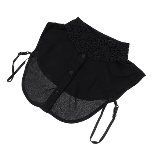 LIFKOME 1stück Chiffon Fake Collar Für Damen Abnehmbarer Halbhemd-krageneinsatz Stilvolles Dekorationsaccessoire Für Freizeit-outfits Vielseitig Und Modisch Für Blusen Und Pullover von LIFKOME