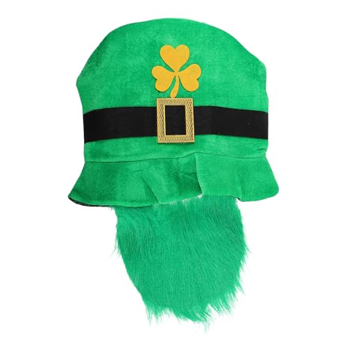 LIFKOME Patricks Day Dekorativer Hut Irischer Festivalhut Bart Einzigartige Party-requisiten von LIFKOME