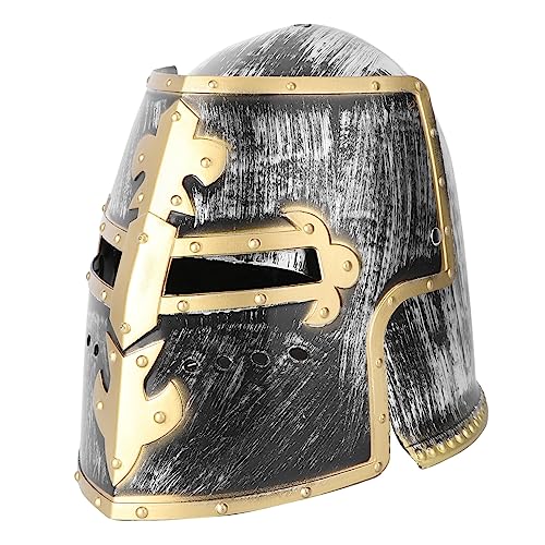 LIFKOME 1stk Krieger Helm Hut Kleid Für Kinder Wikingerhelm Kinder Dekor Mittelalterliche Kostüme Faschingsparty Helm Party-requisite Wikinger Helm Spielzeug Kleidung Pvc-kunststoff Bilden von LIFKOME