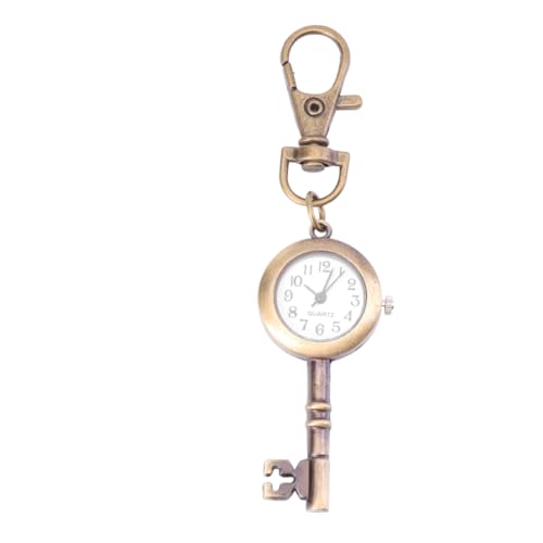 LIFKOME Schlüsselanhängeruhr Retro-taschenuhr Schlüsselanhänger Personalisierte Kreative Uhr Tragbar Für Damen Und Herren Kleidungsdekorationsuhr von LIFKOME