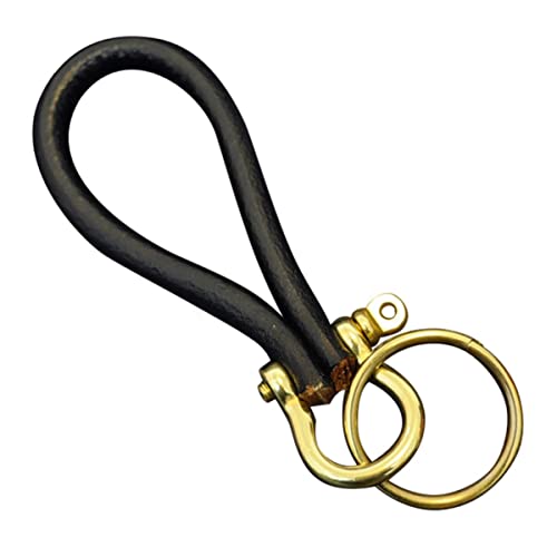 LIFKOME Schlüsselring Aus Messing Vintage Schlüsselanhänger Hängekette Taschenanhänger- DIY Zubehör Klein Und Praktisch Zum Mitnehmen von LIFKOME