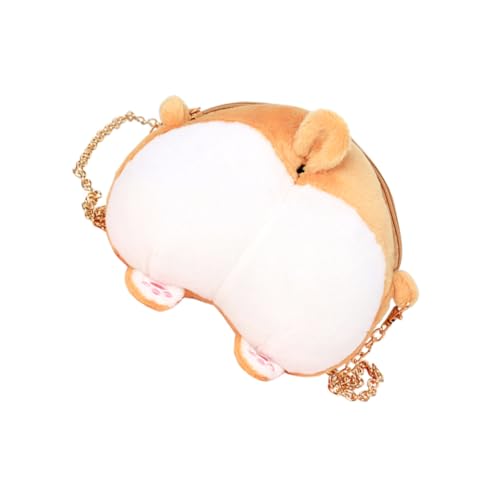 LIFKOME 1stück Corgi Butt Plüsch Schultertasche Süße Crossbody Geldbörse Für Münzen Schlüssel Und Karten Für Erwachsene Für Freizeit Und Reisen von LIFKOME