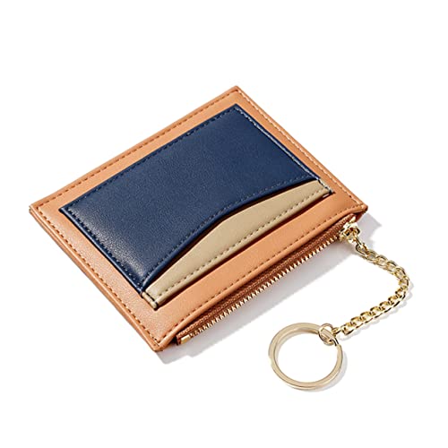 LIFKOME 1stück Damen Zipper Wallet Orange Fashion Splice Design Multifunktionale Geldbörse Mit Kartenfächern Und Münzfach Portemonnaie Pu- Für Und Alltag von LIFKOME