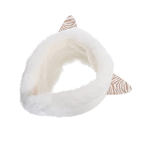 LIFKOME Katzenohren Stirnband Aus Plüsch Niedliche Cartoon Katze Ohrenschützer Junge Mädchen Kopfschmuck Behebt Kälte Passt Zu Outfits von LIFKOME