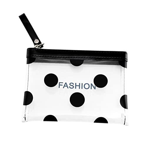 LIFKOME 1stück Stil Mini Geldbeutel Transparente PVC Münztasche Für Mädchen Niedliche Und Tragbare Aufbewahrung Für Kleingeld Für Damen Schwarz von LIFKOME