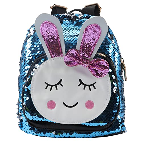 LIFKOME 1stück Süßer Junge Mädchen Rucksack Mit Glitzer Und Kaninchenohren Stylischer Schulranzen Für Mädchen Geeignet Als Reise Und Alltagsrucksack Für Bücher Und Schulbedarf von LIFKOME