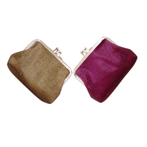 LIFKOME 2stücke Damen Pu Kleiner Geldbeutel Münztasche Für Frauen Lippenstiftaufbewahrung Und Schmuck Für Reisen Und Alltag von LIFKOME