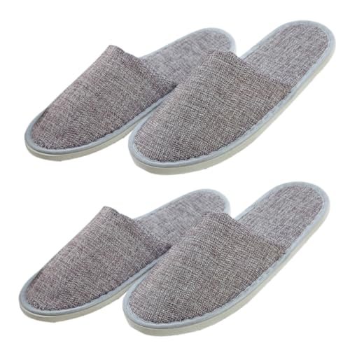 LIFKOME 2 Paar Einweg Hausschuhe Unisex Reise Faltbare Slipper Leicht Atmungsaktiv Komfortabel Für Hotel Spa Zuhause Gäste von LIFKOME