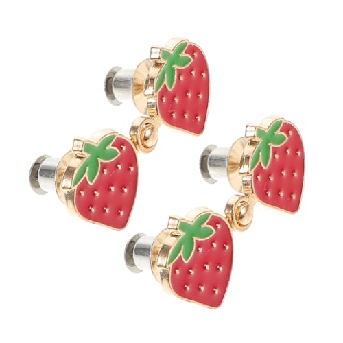 LIFKOME 2 Paar Erdbeer Artefakt Zur Taillenhaltung Damen Baskenmütze Pinzette Kleiderständer Schwertrahmen Robuste Bodennägel Pyjama Bänder Socken Für Damen Und Herren Mini von LIFKOME