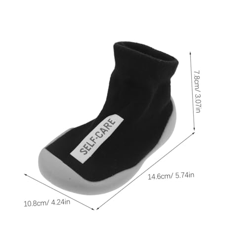LIFKOME 2 Paare Lauflernschuhe Weiche Socken Schuhe Rutschfest Atmungsaktiv Für Jungen Mädchen Innen Außen Weiche Lauflernschuhe Für Krabbelnde Junge Mädchen von LIFKOME