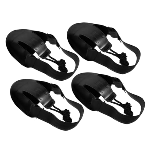 LIFKOME 2 Paare Schutz-schuhtaschen mit Stahlkappe Wiederverwendbare rutschfeste Überschuhe für Herren Verschleißfestes PVC-Material Vielseitig für Baustelle und Arbeitsschutz von LIFKOME