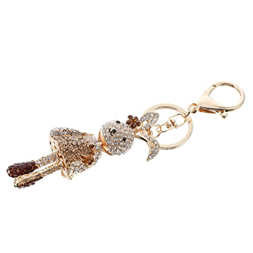 LIFKOME 2 STK Hase Schlüsselanhänger exquisiter Anhänger Tier-Schlüsselanhänger Hasen anhänger hasenanhänger entzückender Schlüsselanhänger schöner Schlüsselanhänger Zinklegierung Coffee von LIFKOME