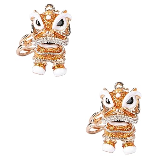 LIFKOME 2 Stück Strass-schlüsselanhänger Kreativer Schlüsselanhänger Chinoiserie-zubehör Karabiner-schlüsselanhänger Für Schlüsselhalter von LIFKOME