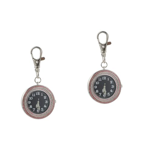 LIFKOME 2stücke Elderly Pocket Watch Mit Großem Zifferblatt Tragbare Uhr Für Junge Mädchen Und Senioren Langlebig Und Präzise Zeitmessung von LIFKOME