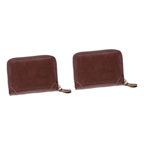 LIFKOME 2 Stück Geldbörse Herren Kartenhalter Organizer Brieftasche Tasche Bequem Und Praktisch von LIFKOME