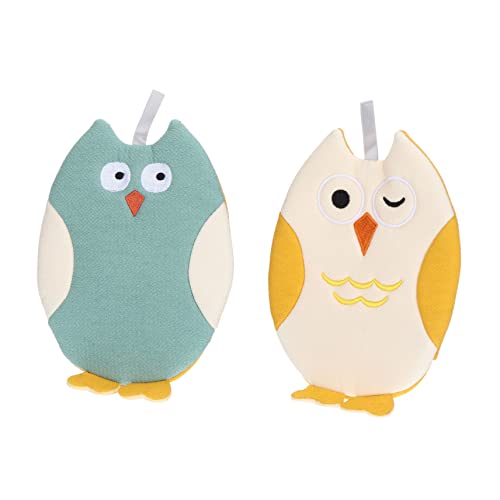 LIFKOME 2 STÜCK Badetücher Cartoon Waschhandschuhe Weich Sanft Hautfreundlich Leicht Tragbar für Jungen Mädchen Bad Spa von LIFKOME