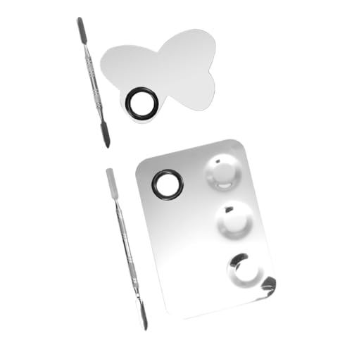 LIFKOME 2 Sätze Edelstahl Nail Color Mixing Paletten mit Spatel Langlebig Leicht zu Reinigen für Nagellack Pigmente Lidschatten und Professionelle Make up Farbmischung LIFKOME 2 Sätze Edelstahl Nail Color Mixing Paletten mit Spatel Langlebig Leicht zu Reinigen für Nagellack Pigmente Lidschatten und Professionelle Make up Farbmischung von LIFKOME