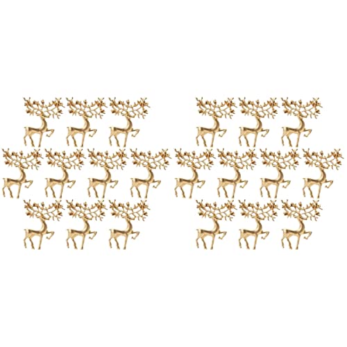 LIFKOME 2 Sätze Elch Broschen Legierung Kragenknöpfe Für Kleidung Für Weihnachten Und Besondere Anlässe Schmuck Für Freunde 10 Stück * 2 von LIFKOME