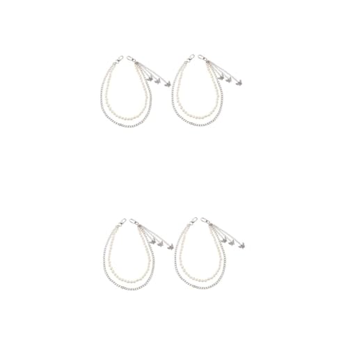 LIFKOME 2 Sätze Legierung Hosenkette Mehrschichtige Jeanskette Damen Jeans Damen Hosenkette Mehrschichtige Jeanskette Hip Hop Hosenkette Hosenkette Charakter Nachahmungen Von 2 Stück * 2 von LIFKOME
