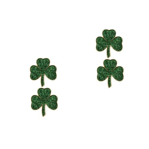 LIFKOME 2 Sätze Patrick Day Brosche Für Damen Vintage Kleeblatt Anstecker Grün Festliche Accessoires Für Feierlichkeiten Und Alltagskleidung 2 Stücke * 2 von LIFKOME