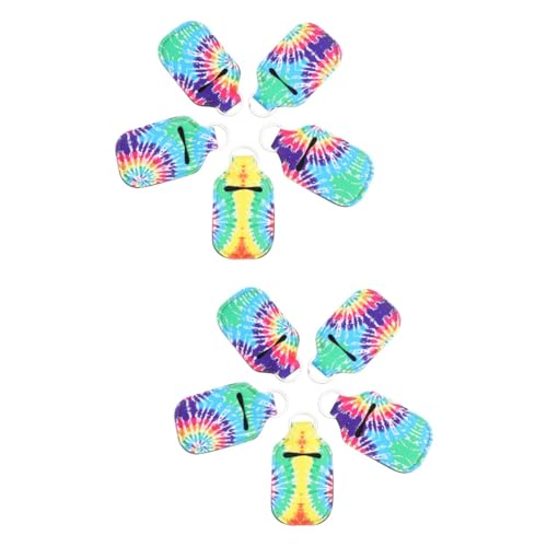 LIFKOME 2sätze Neopren Flasche Mit Schlüsselanhänger Für Lippenbalsam Handseife Und Reise Flüssigkeiten Bunte Designs Für Unterwegs von LIFKOME