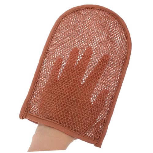 LIFKOME 2 Stck Peeling handschuhe aus Nylon Duschhandschuhe mit Netzstruktur für Effektives Körperpeeling Reich Schäumend Kompakt und Leicht für Bad und Dusche Tragbar für Damen und von LIFKOME