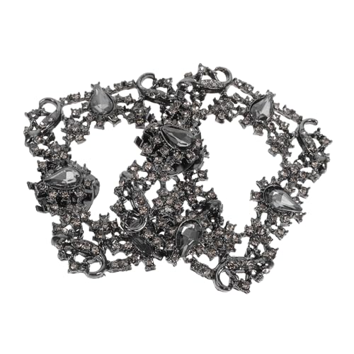 LIFKOME 2 Stück Abnehmbare Schuhschmuck Clips mit Funkelnden Strasssteinen Metalllegierung Elegante Braut Schuhclips für Damen Hochzeit Abendveranstaltungen Hohe Absatzschuhe Vielseitige von LIFKOME